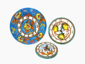 Orologio disco - L'Arte in Ceramica Vietrese