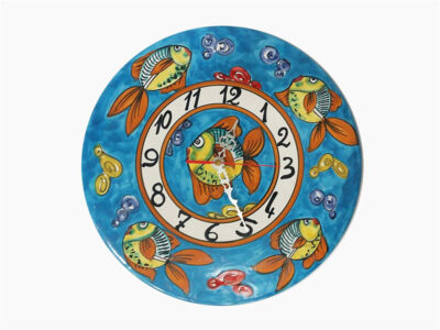 Orologio disco - L'Arte in Ceramica Vietrese