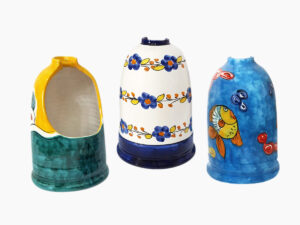 Portascopino da appoggio - L'Arte in Ceramica Vietrese